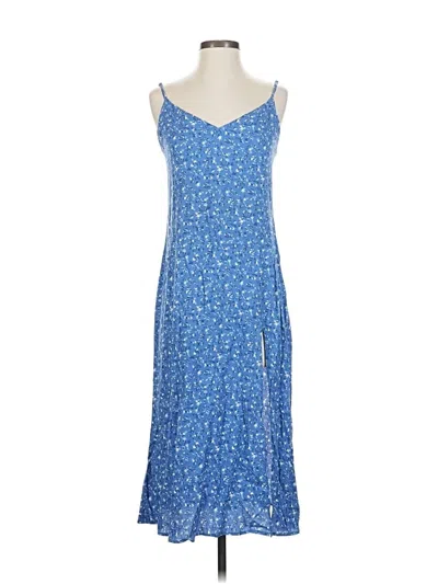 Pre-owned Reformation Casual Dress In Blue