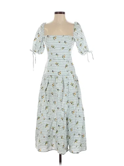 Pre-owned Reformation Casual Dress In Blue