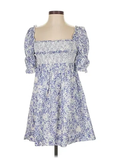 Pre-owned Reformation Casual Dress In Blue