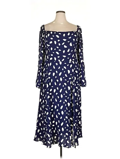 Pre-owned Reformation Casual Dress In Blue