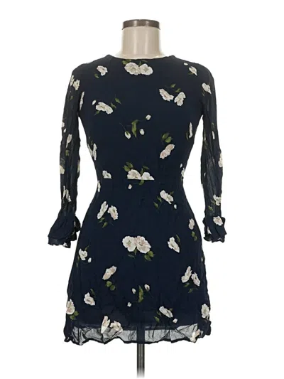 Pre-owned Reformation Casual Dress In Blue