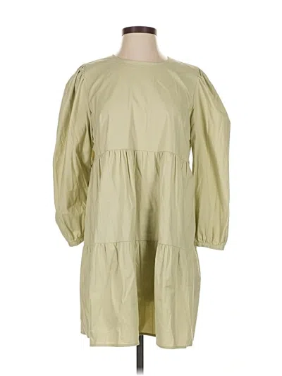 Pre-owned Reformation Casual Dress In Green