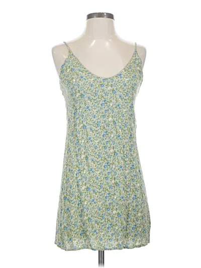 Pre-owned Reformation Casual Dress In Green