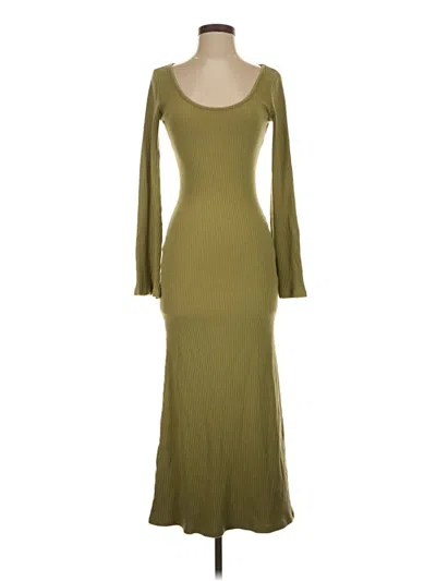 Pre-owned Reformation Casual Dress In Green