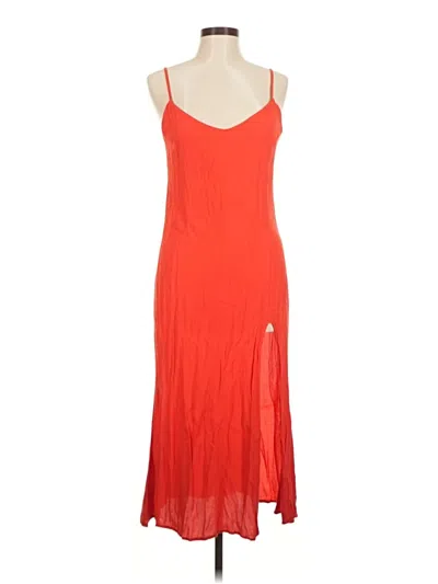 Pre-owned Reformation Casual Dress In Orange