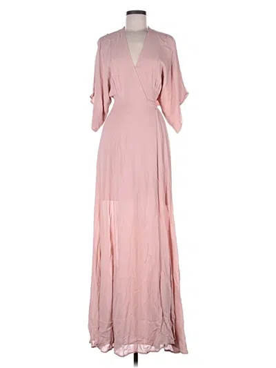 Pre-owned Reformation Casual Dress In Pink