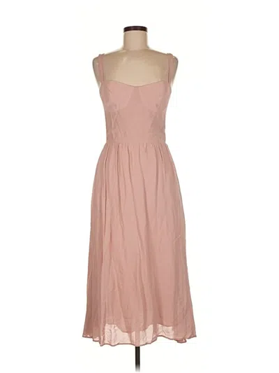Pre-owned Reformation Casual Dress In Pink