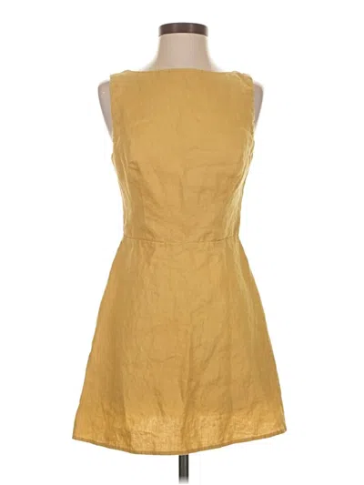 Pre-owned Reformation Casual Dress In Yellow