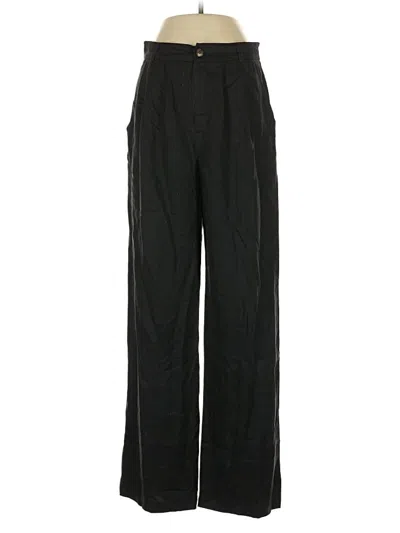 Pre-owned Reformation Casual Pants In Black