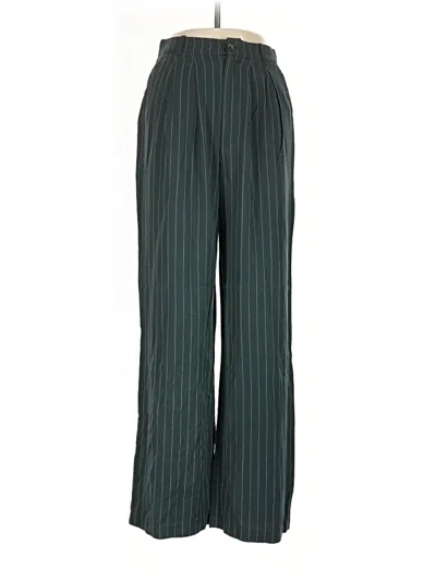 Pre-owned Reformation Casual Pants In Green