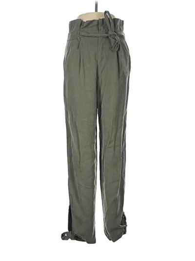 Pre-owned Reformation Casual Pants In Green