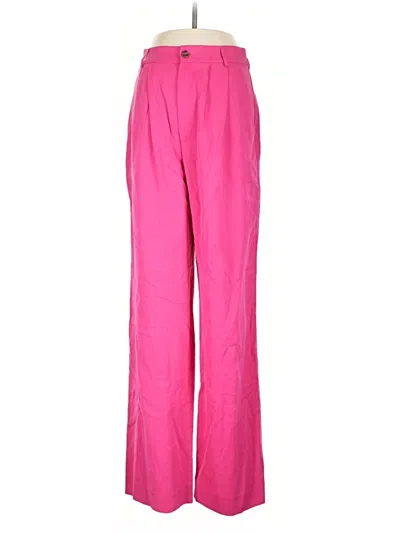 Pre-owned Reformation Casual Pants In Pink