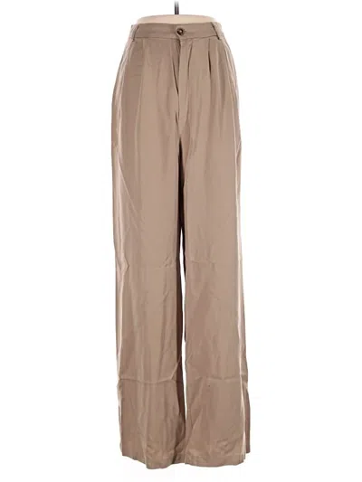 Pre-owned Reformation Casual Pants In Tan