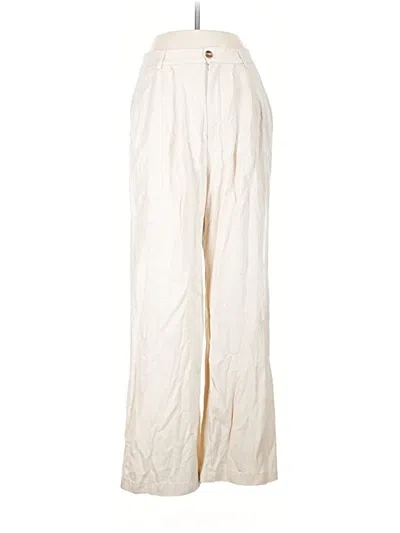 Pre-owned Reformation Casual Pants In White