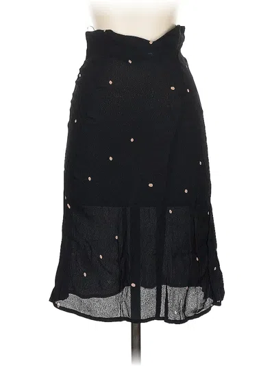 Pre-owned Reformation Casual Skirt In Black