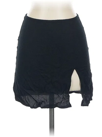 Pre-owned Reformation Casual Skirt In Black