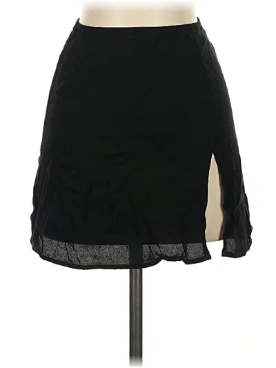 Pre-owned Reformation Casual Skirt In Black