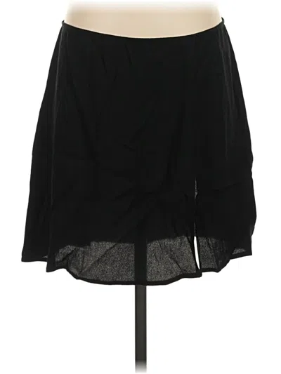 Pre-owned Reformation Casual Skirt In Black