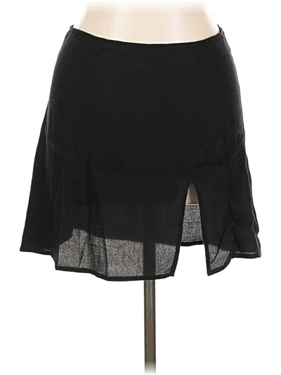 Pre-owned Reformation Casual Skirt In Black