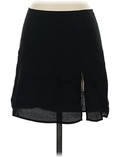 Pre-owned Reformation Casual Skirt In Black