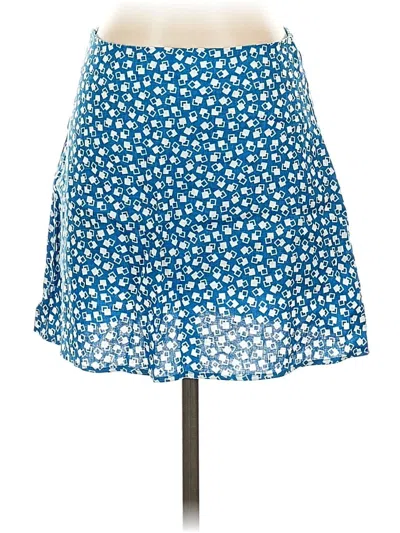 Pre-owned Reformation Casual Skirt In Blue