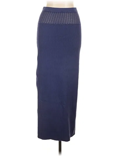 Pre-owned Reformation Casual Skirt In Blue