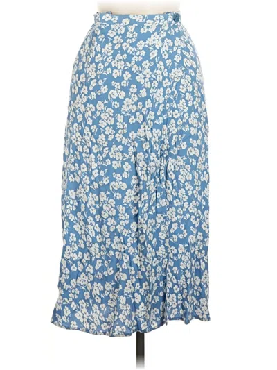 Pre-owned Reformation Casual Skirt In Blue