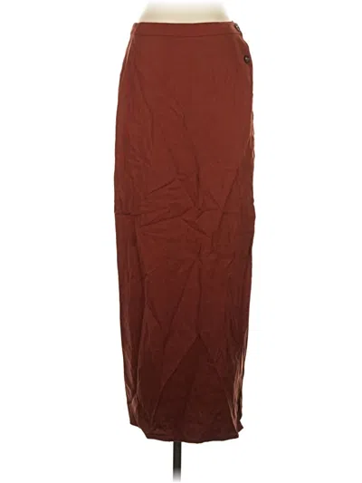 Pre-owned Reformation Casual Skirt In Brown