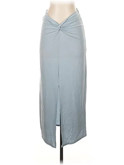 Pre-owned Reformation Casual Skirt In Gray