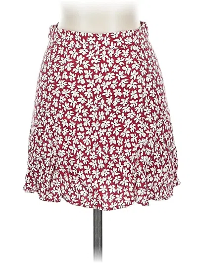 Pre-owned Reformation Casual Skirt In Red