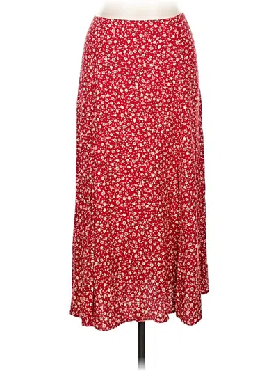 Pre-owned Reformation Casual Skirt In Red
