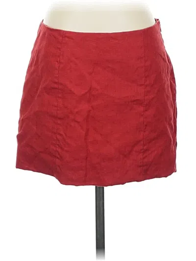 Pre-owned Reformation Casual Skirt In Red