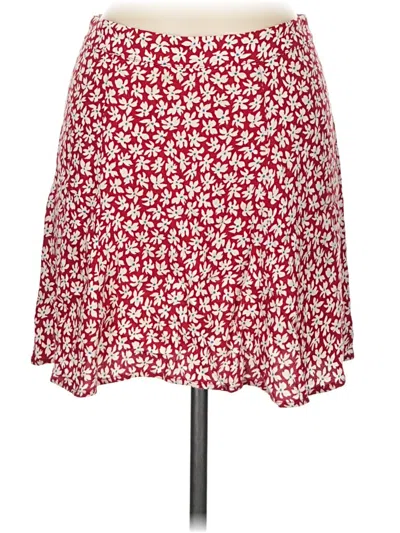 Pre-owned Reformation Casual Skirt In Red