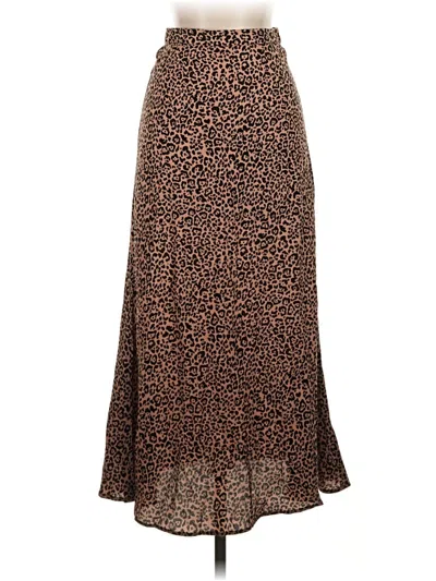 Pre-owned Reformation Casual Skirt In Tan