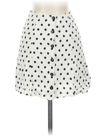 Pre-owned Reformation Casual Skirt In White