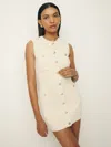 Reformation Catalina Cotton Mini Dress In Gossamer