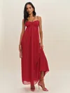 Reformation Cebba Dress In Red