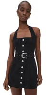 Reformation Cecilia Denim Mini Dress Nicoya In Nicoya
