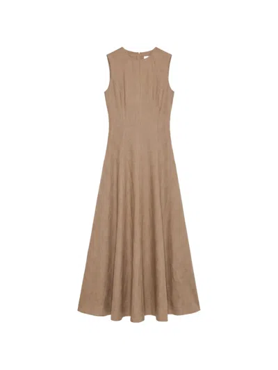 Reformation Cecilia Sleeveless Maxi Dress In 뉴트럴