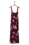 Reformation Ceecee Maxi Dress In Burgundy