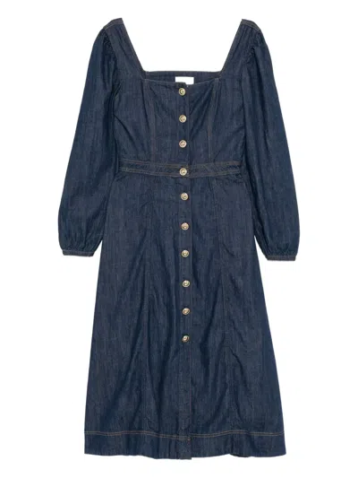 Reformation Celeste Dress In Blue