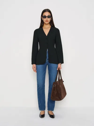 Reformation Cella Top In Black
