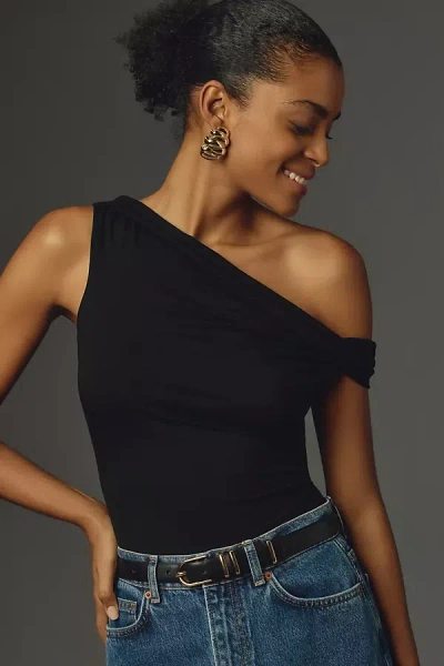 Reformation Cello Knit Top In Black