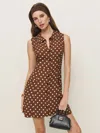 Reformation Chandrika Dress In Au Lait