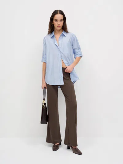 Reformation Charlie Knit Pant Brown Small