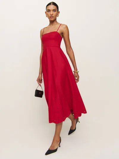 Reformation Cherie Dress In Lipstick