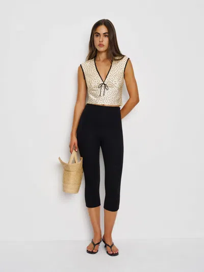 Reformation Cherry Silk Top In Multi