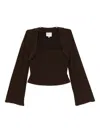 Reformation Chloe Set In Brown