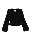 Reformation Chloe Top In Black