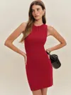 Reformation Christa Cotton Sweater Dress